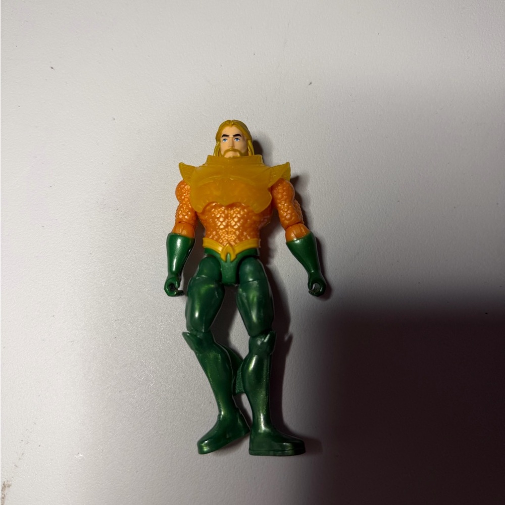 Aquaman 4”  Action Figure DC Comics Green & Gold Justice League